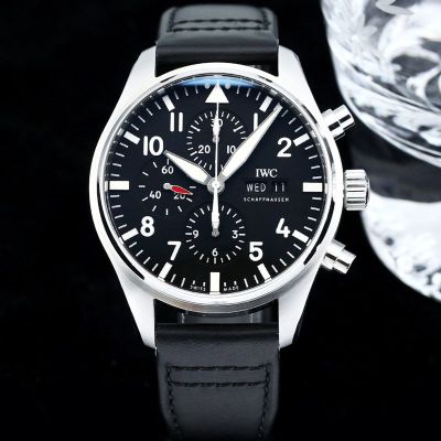 TW Factory IWC Pilot Series IW378003 Silver Steel Case Diameter 43mm Watch